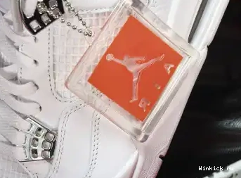 JORDAN AIR RETRO MENS 4 MONEY” WHITE “PURE 0516
